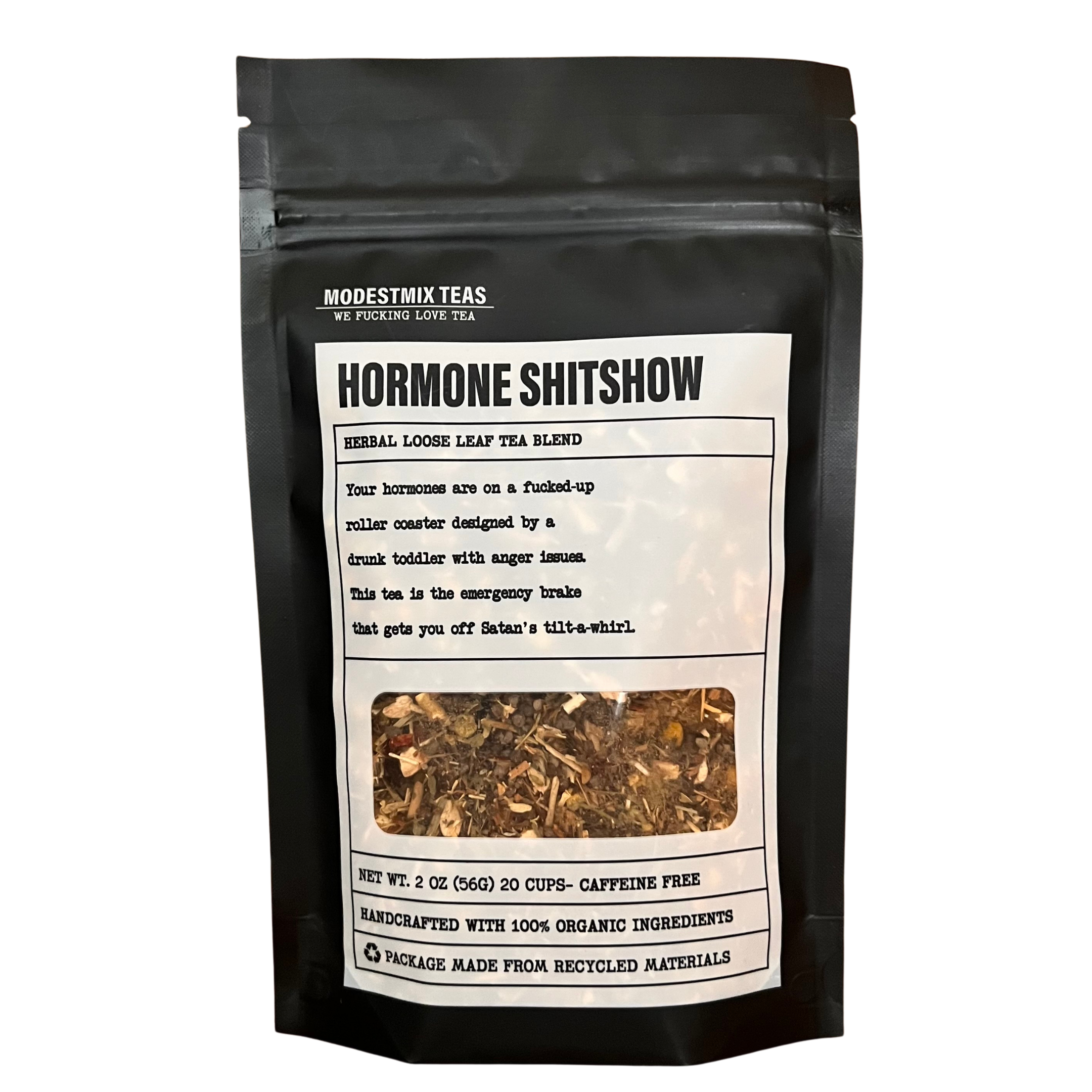 Herbal Tea Blend to Handle the Hormone Shitshow