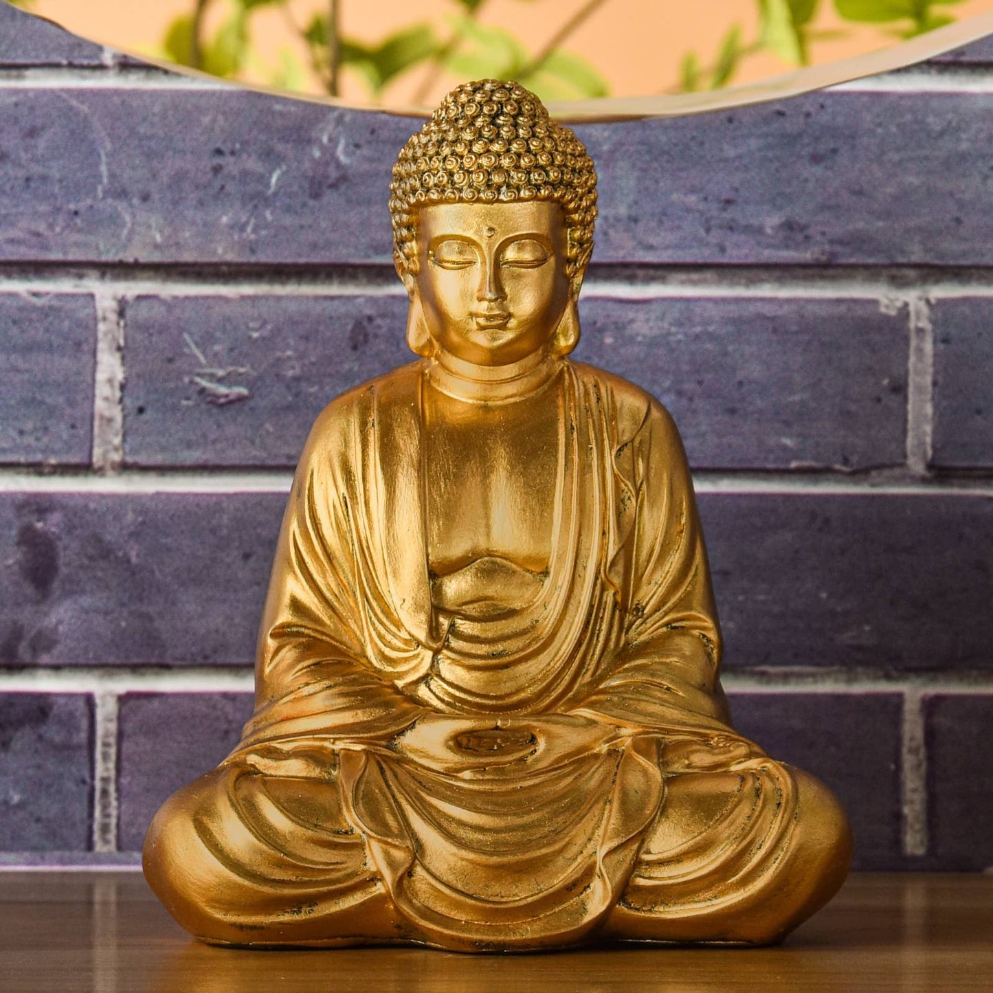 Meditation Buddha Statue Gold