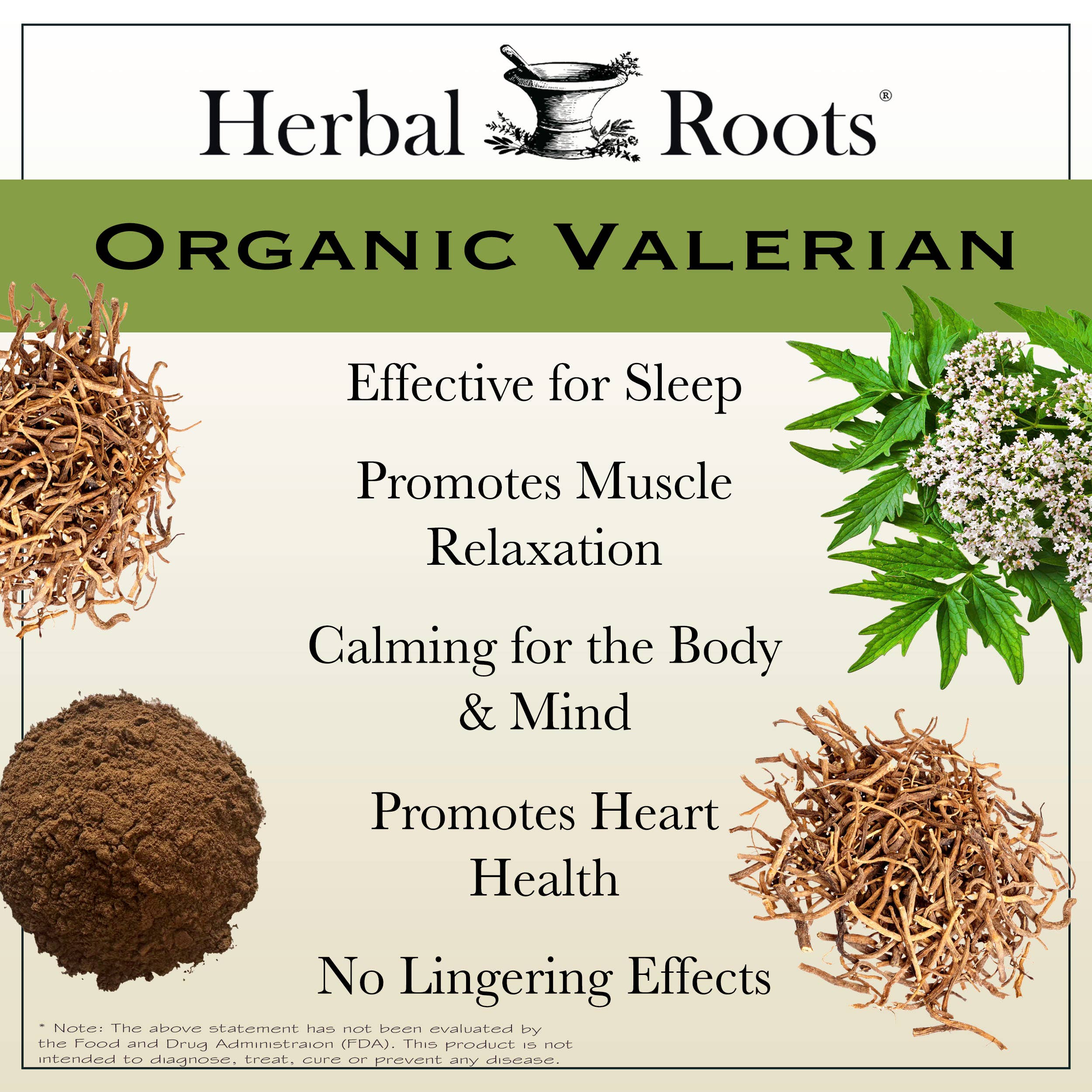 Valerian Root Capsules (Organic)