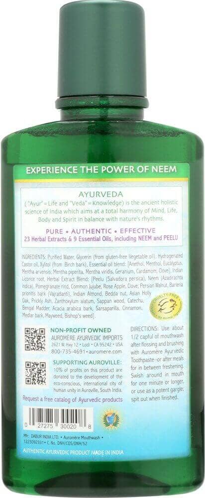 Ayurvedic Mouthwash with 23 Ayurvedic Herbal Extracts