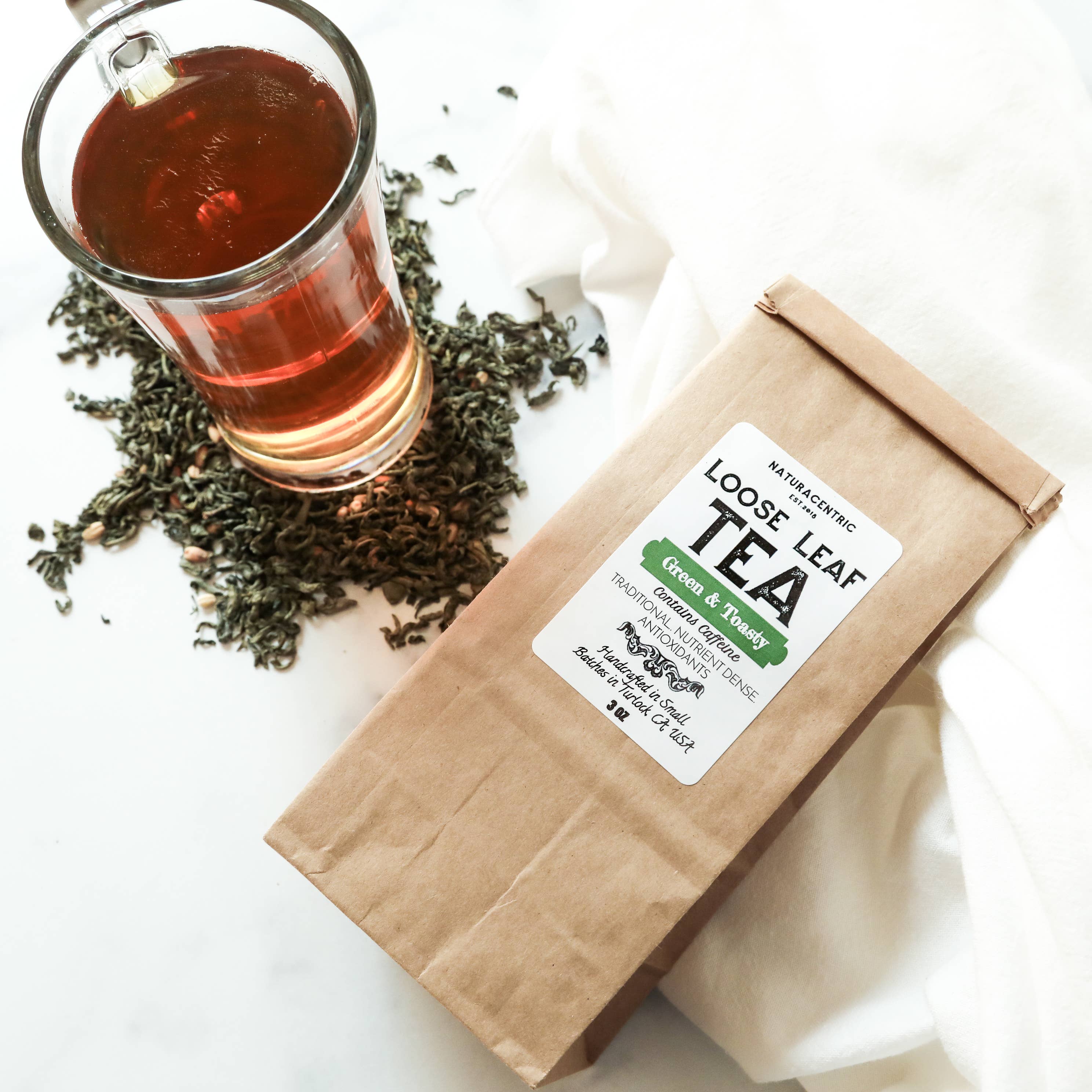 Green & Toasted Loose Leaf Tea