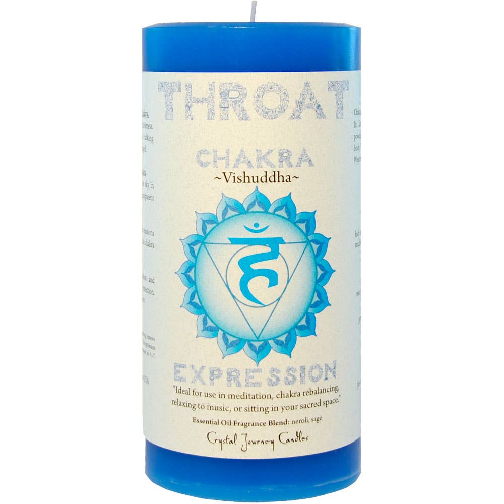 Throat Chakra (Vishuddha) Candle
