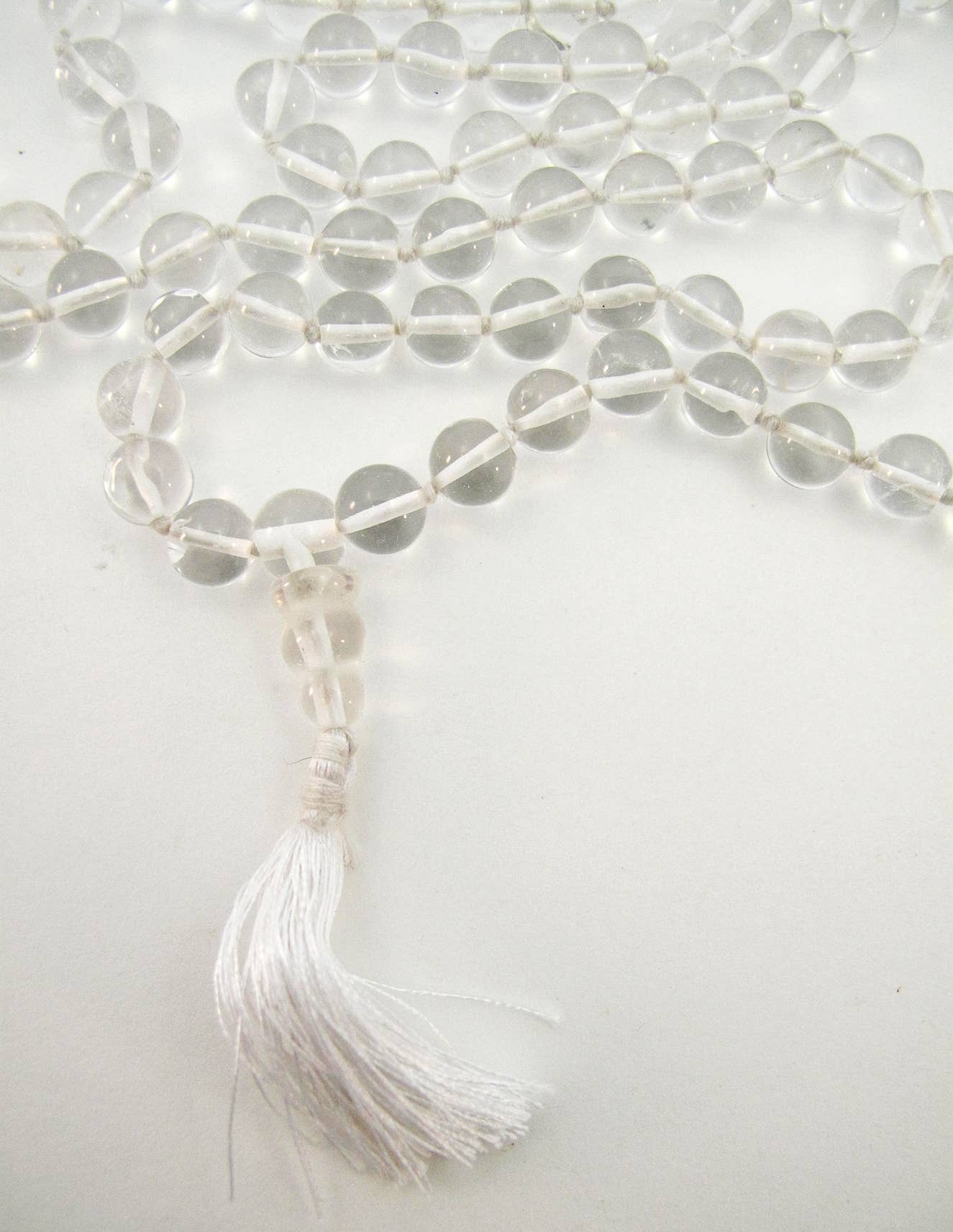Knotted Crystal Mala