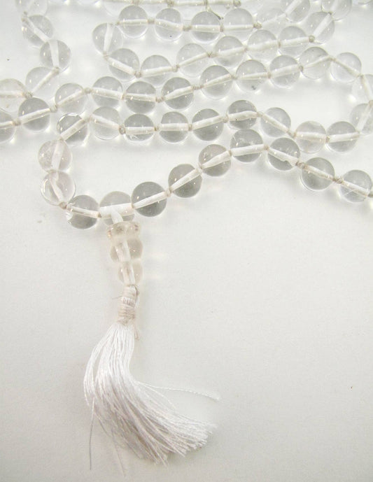 Knotted Crystal Mala