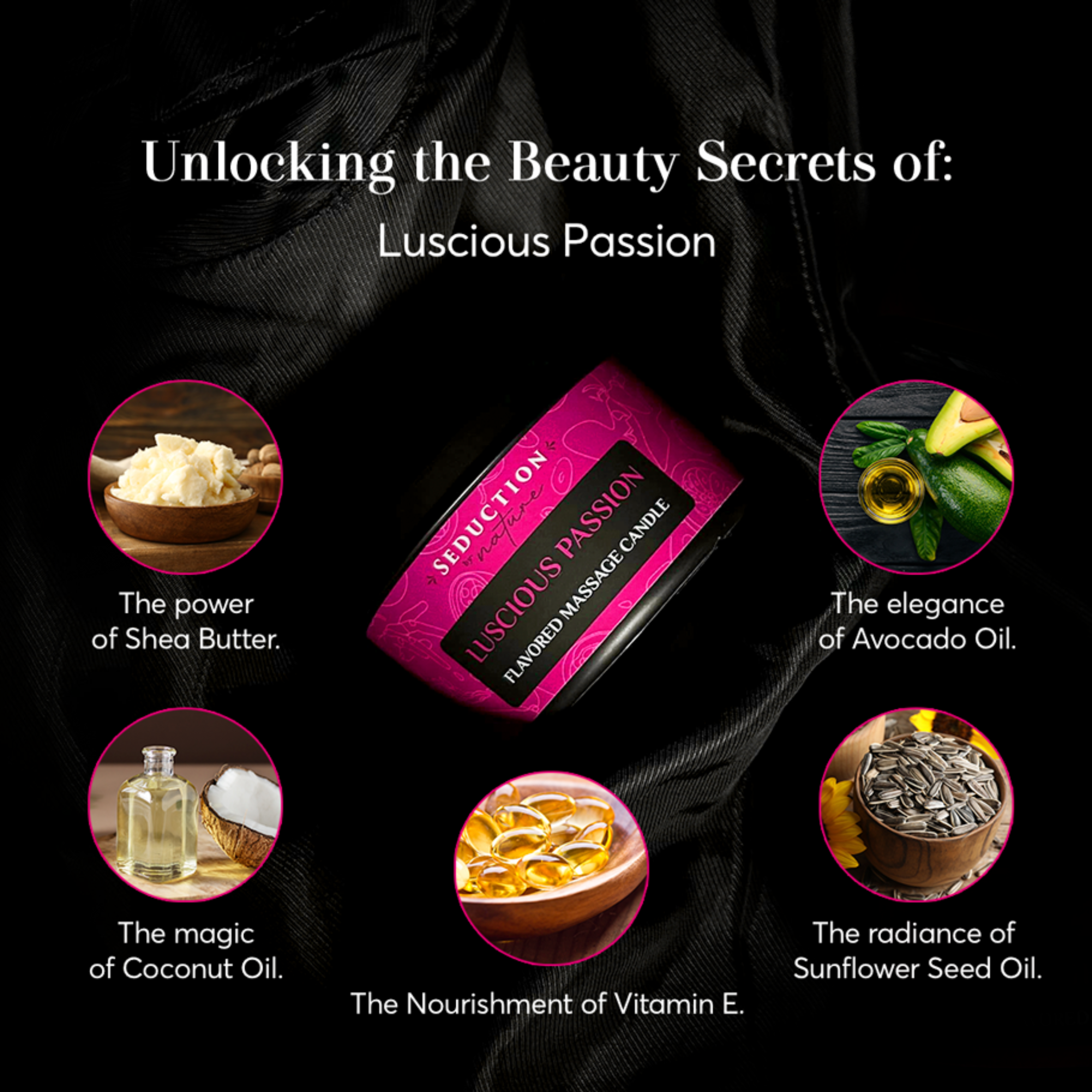 Luscious Passion - Kissable Massage Candle