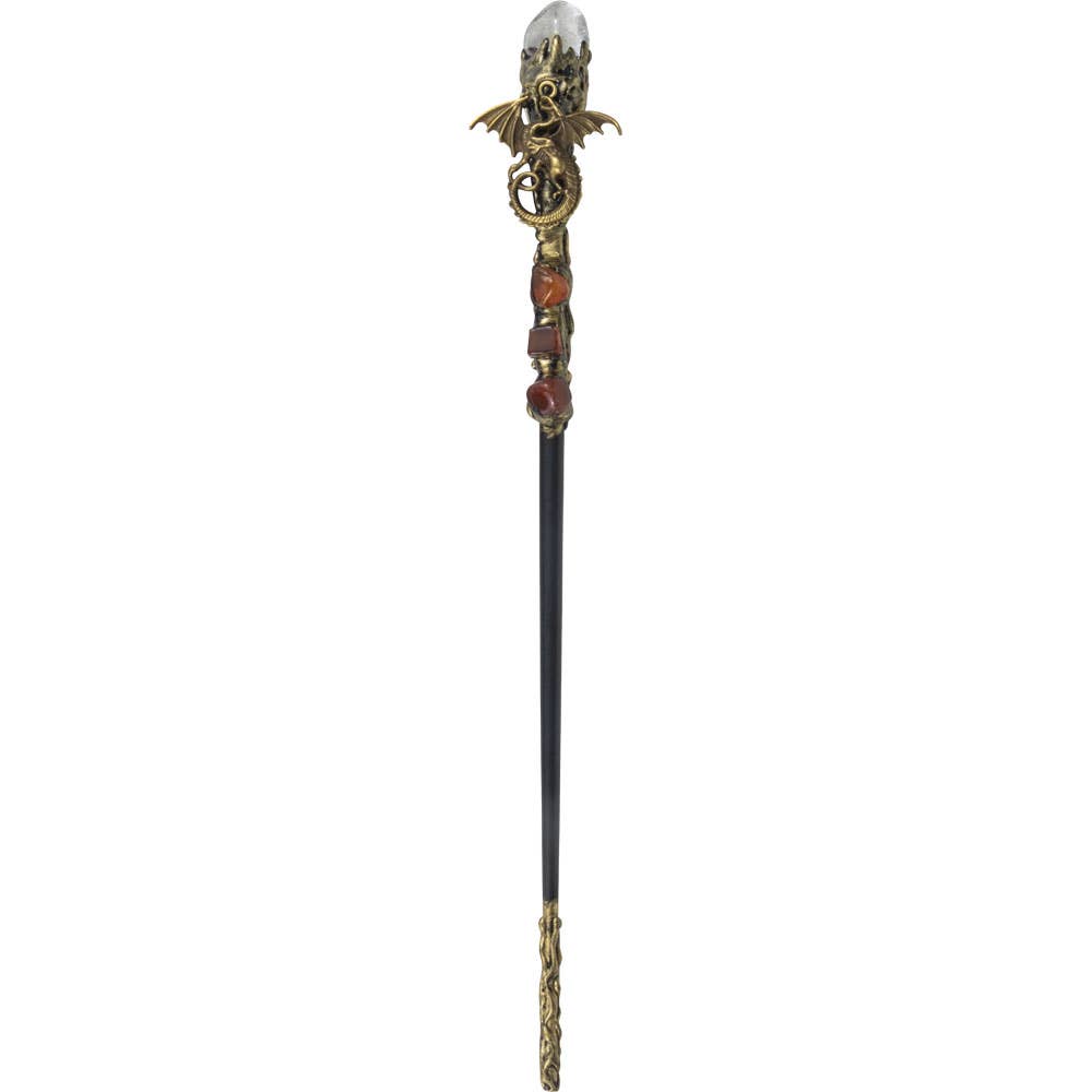 Clear Quartz Dragon Wand