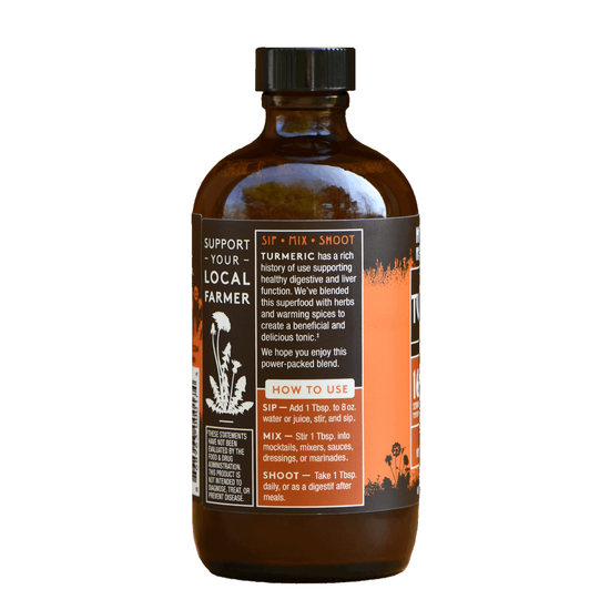 Turmeric Tonic: Raw ACV w/ Mother, Joint & Digestive Support
