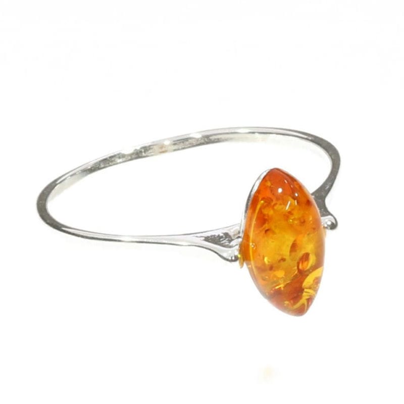 Elegant Amber Ring