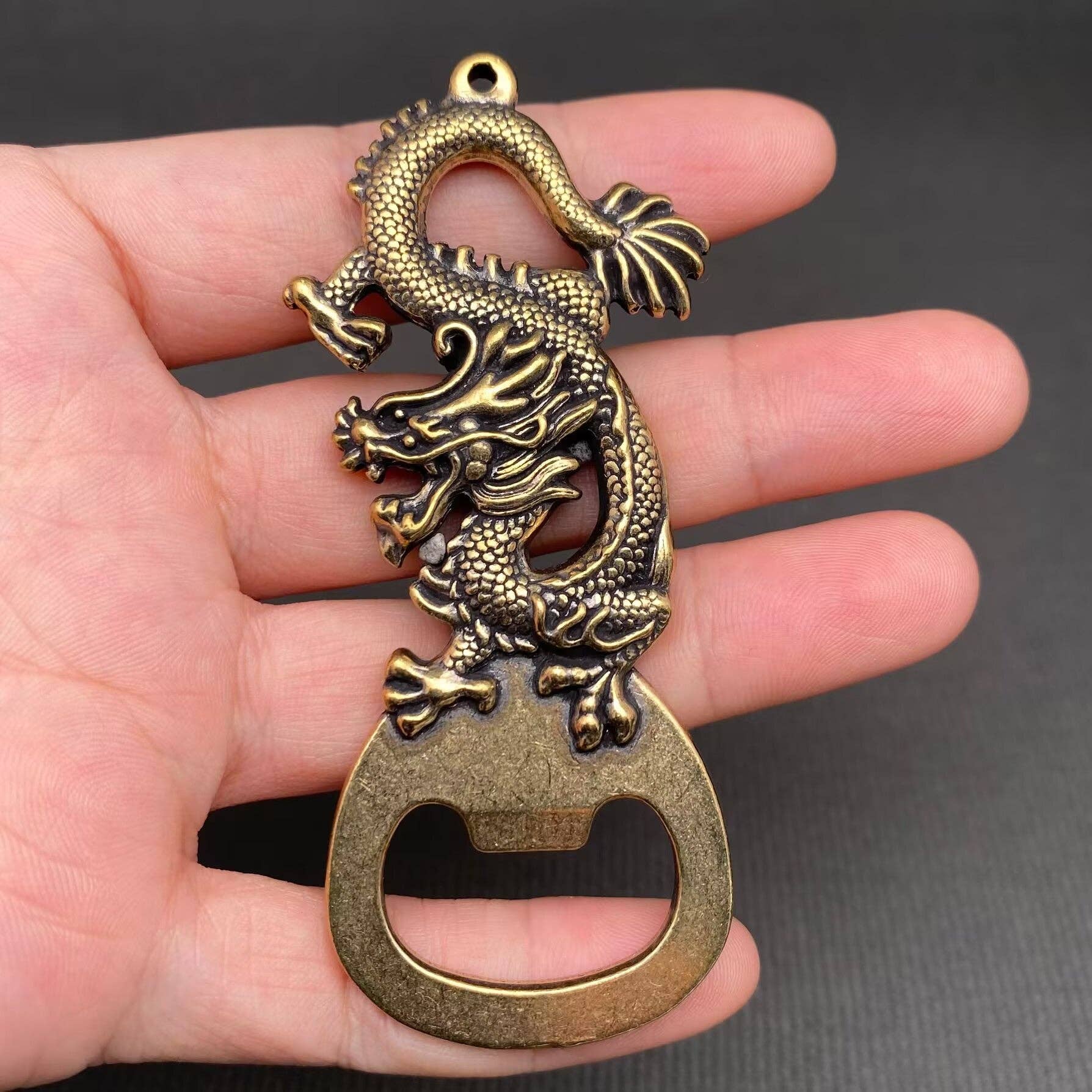 Brass Dragon Bottle Opener