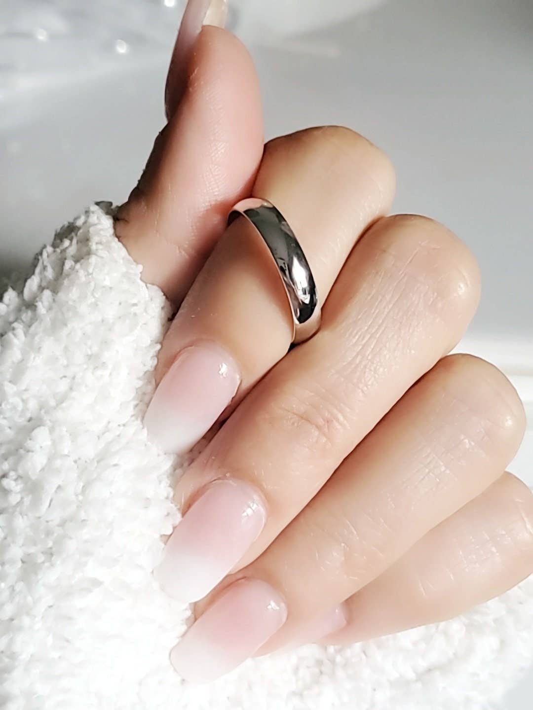 Sterling Silver Band (4mm)