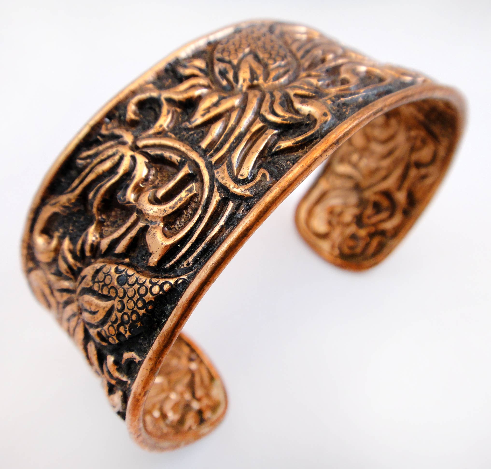 Solid Copper Cuff Bracelet