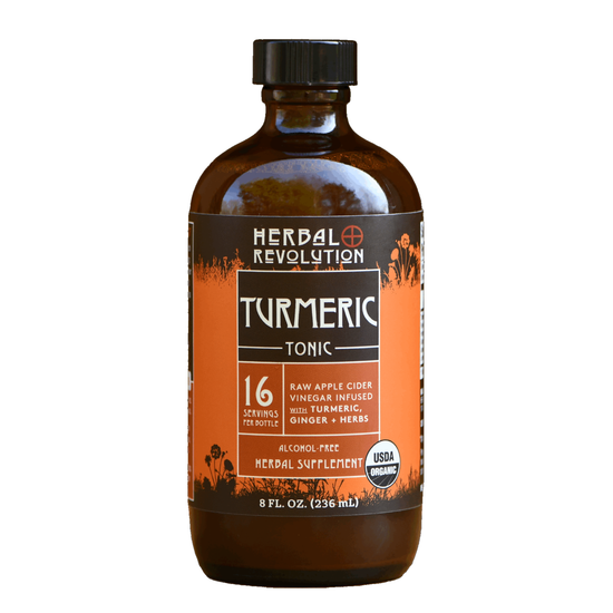 Turmeric Tonic: Raw ACV w/ Mother, Joint & Digestive Support