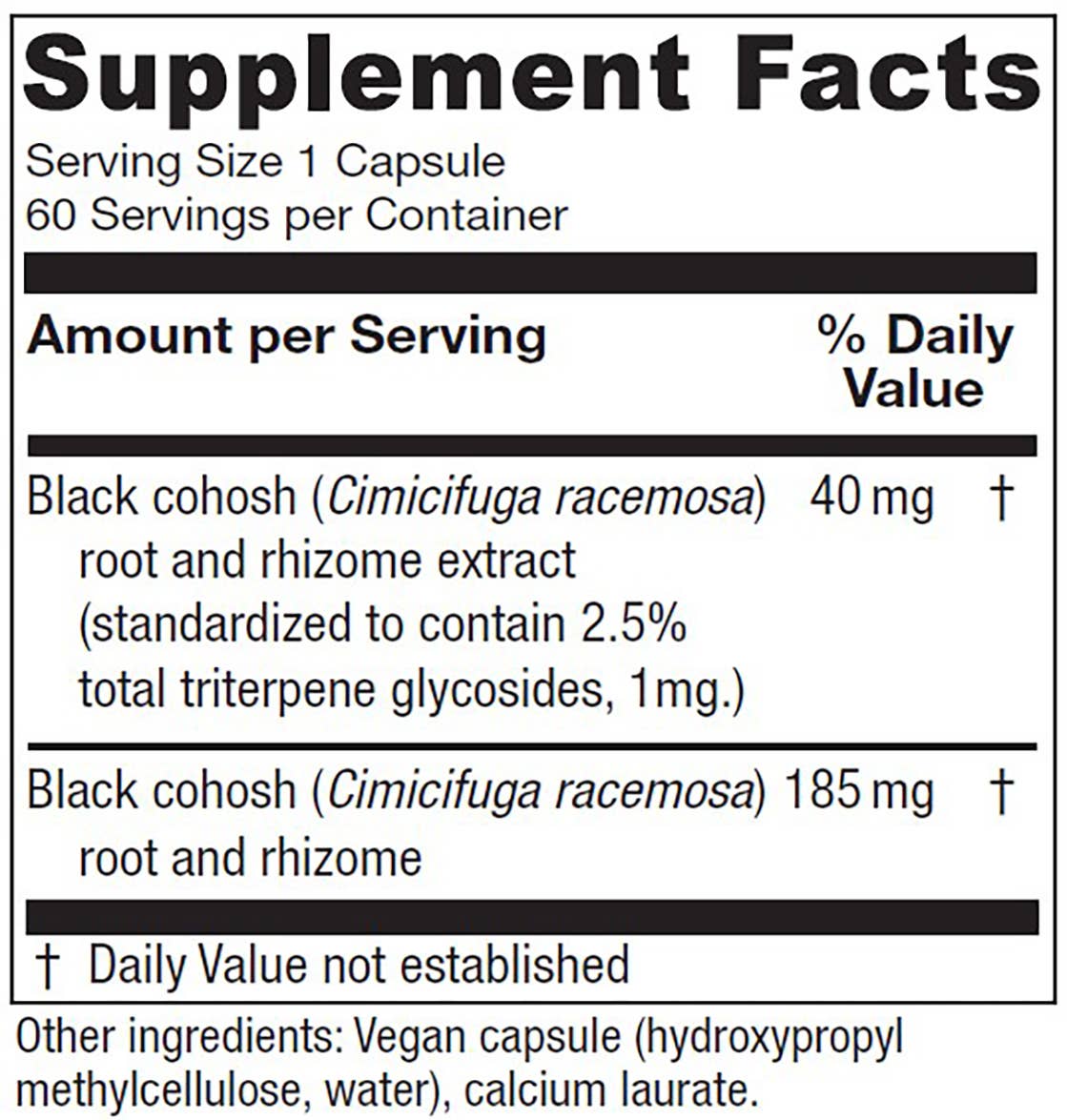 Black Cohosh Capsules (60 caps)