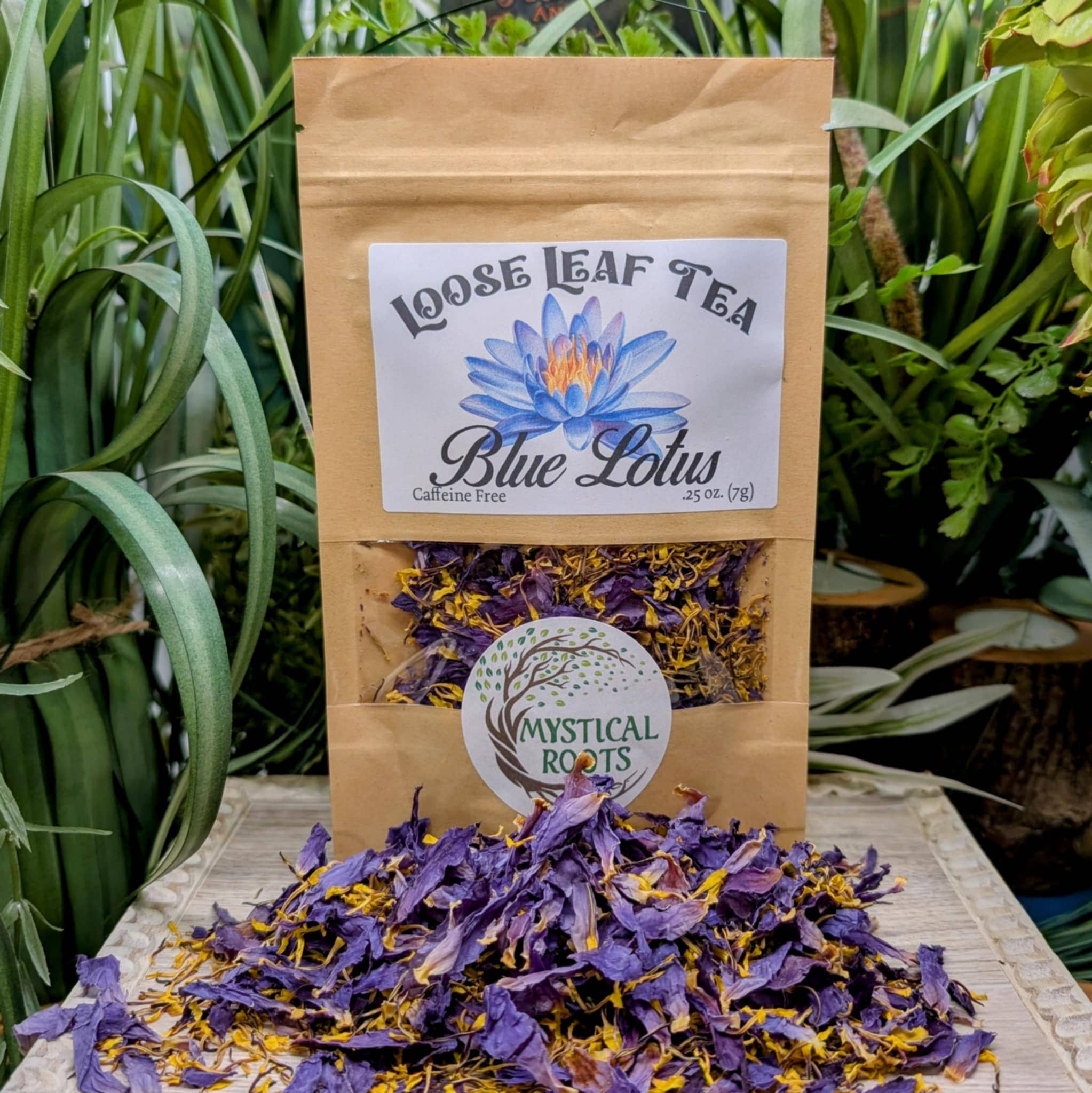 Blue Lotus Loose Leaf Tea - Calming & Meditation Tea