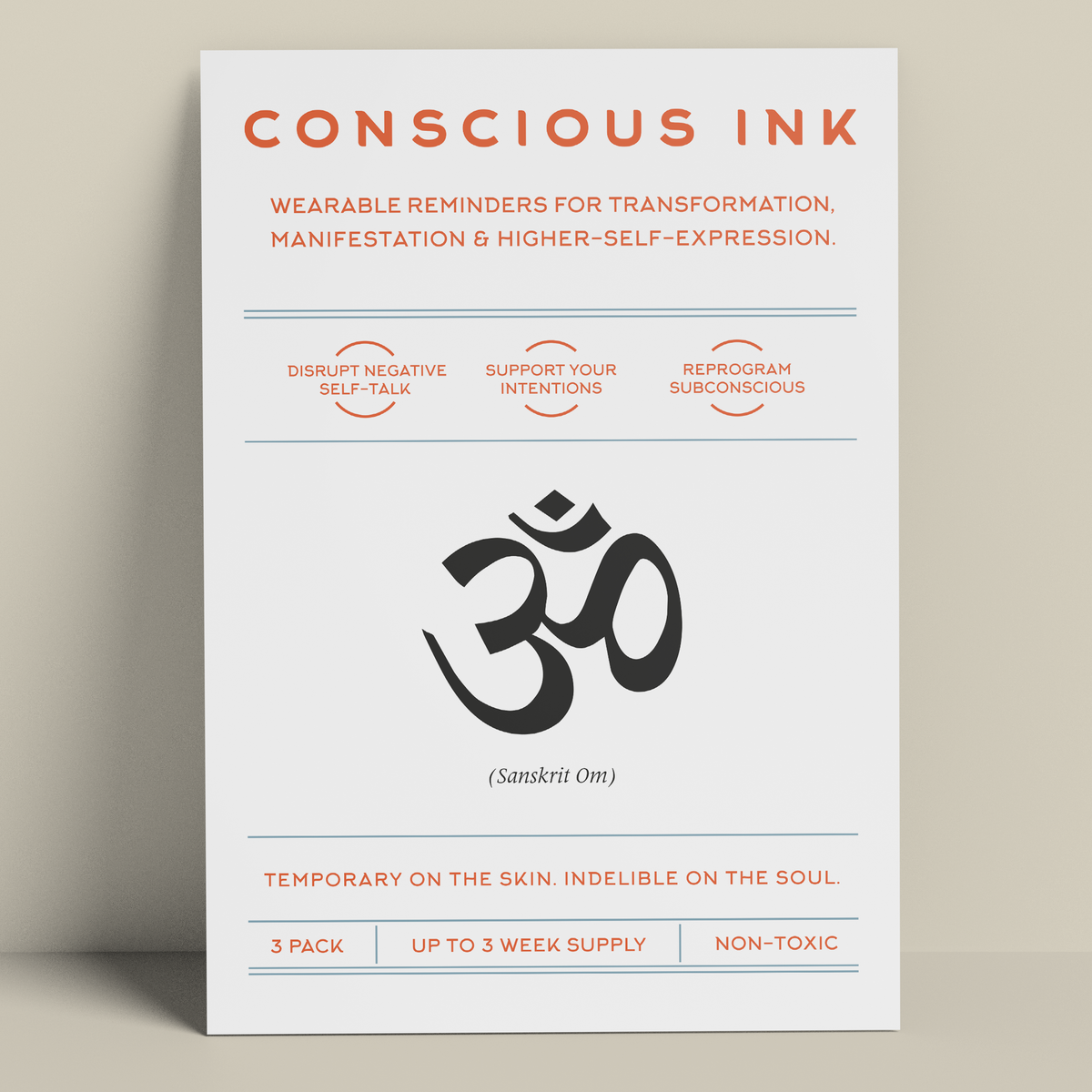 OM Tattoo (3-pack)