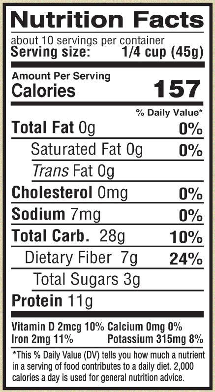 Mung Beans - Yellow, Organic 16oz (453g)