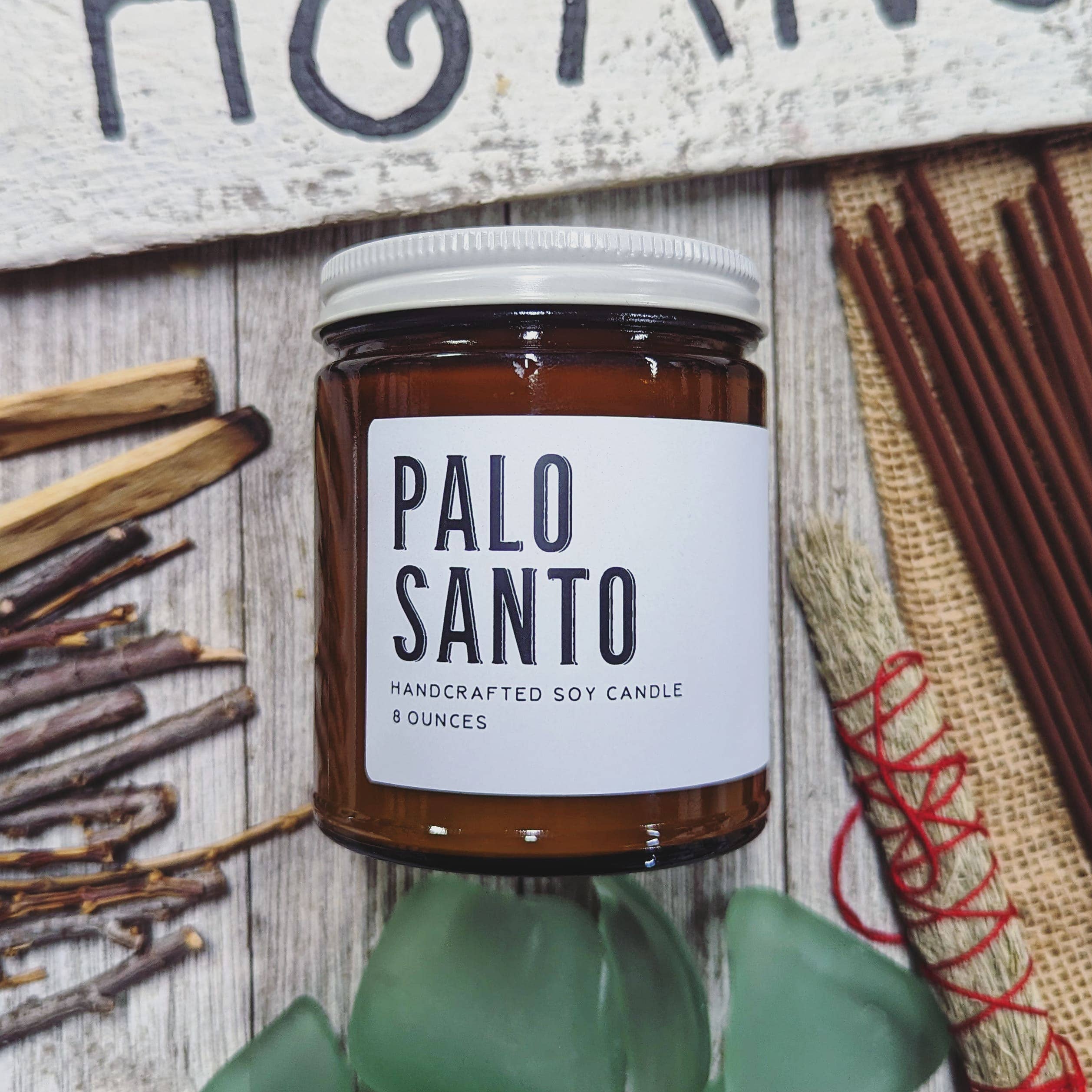 Palo Santo Candle (8 oz)