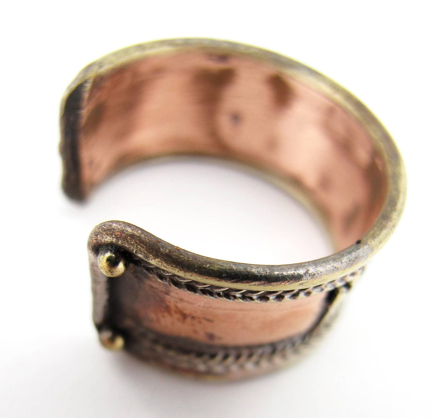 Mantra Cuff Ring - Om Mani Padme Hum (The Jewel in the Heart of the Lotus)