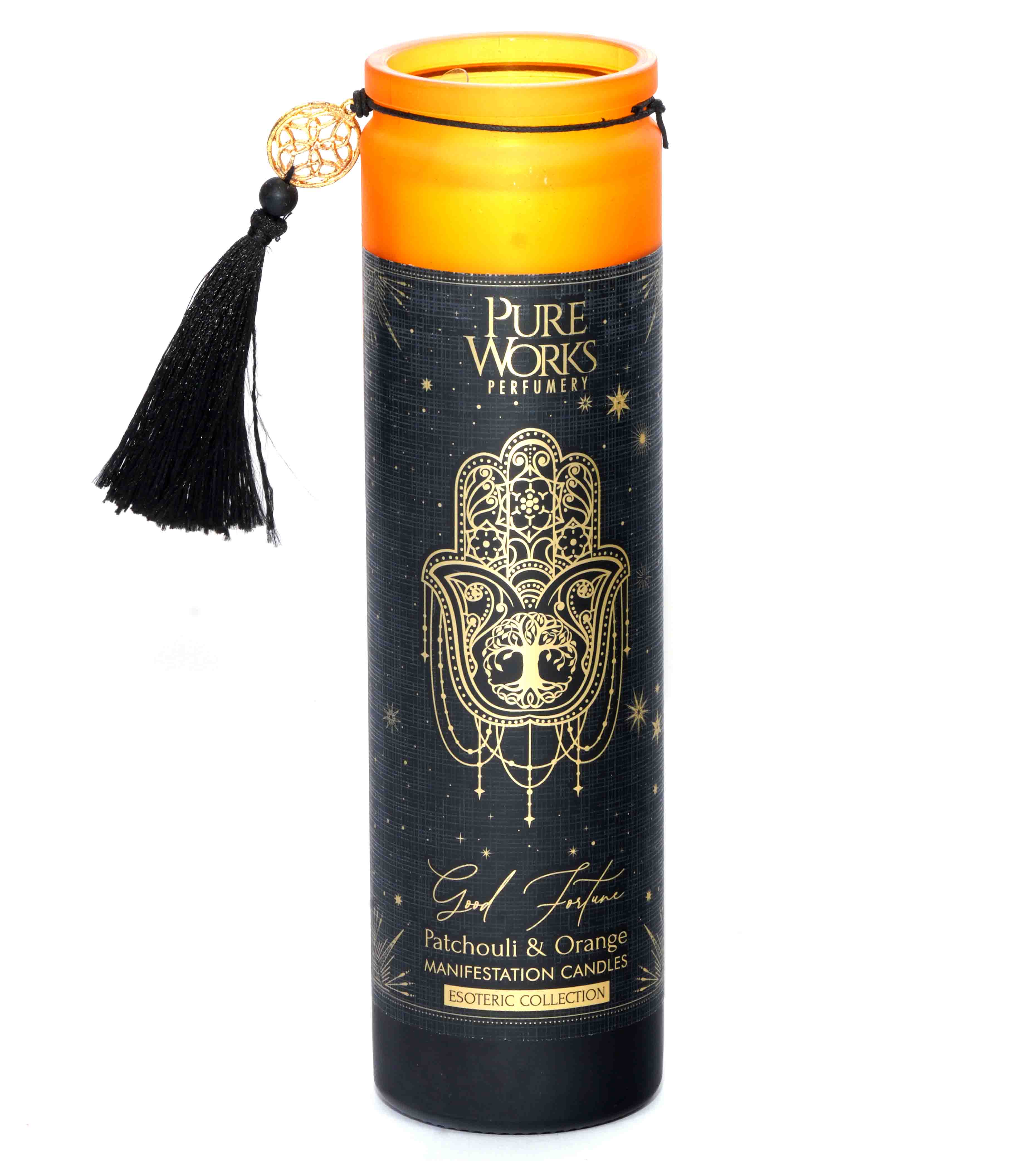 Patchouli & Orange Good Fortune Candle - Hand-poured, Soy Wax