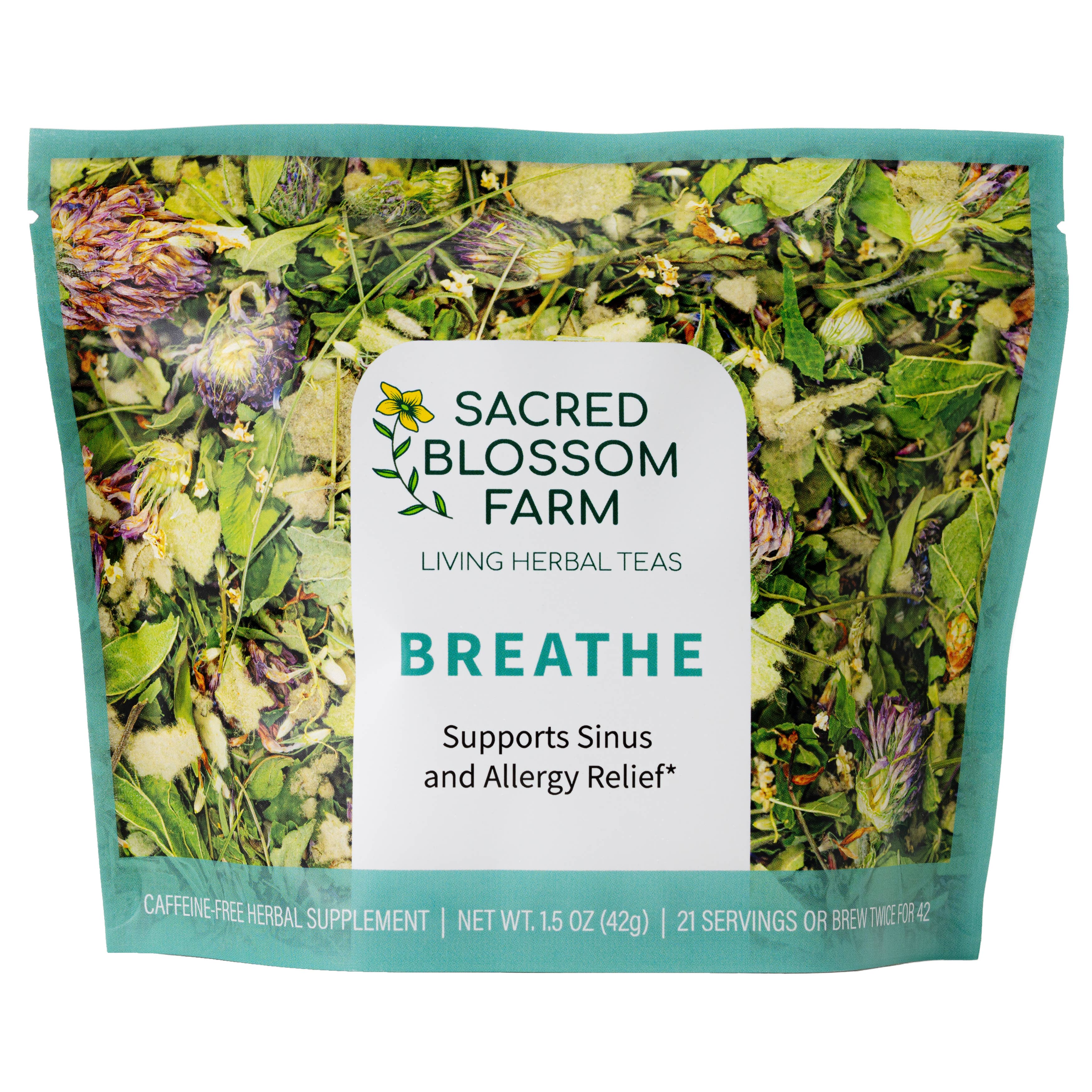 Herbal Tea Blend, Breathe, Supports Sinus and Allergy Relief