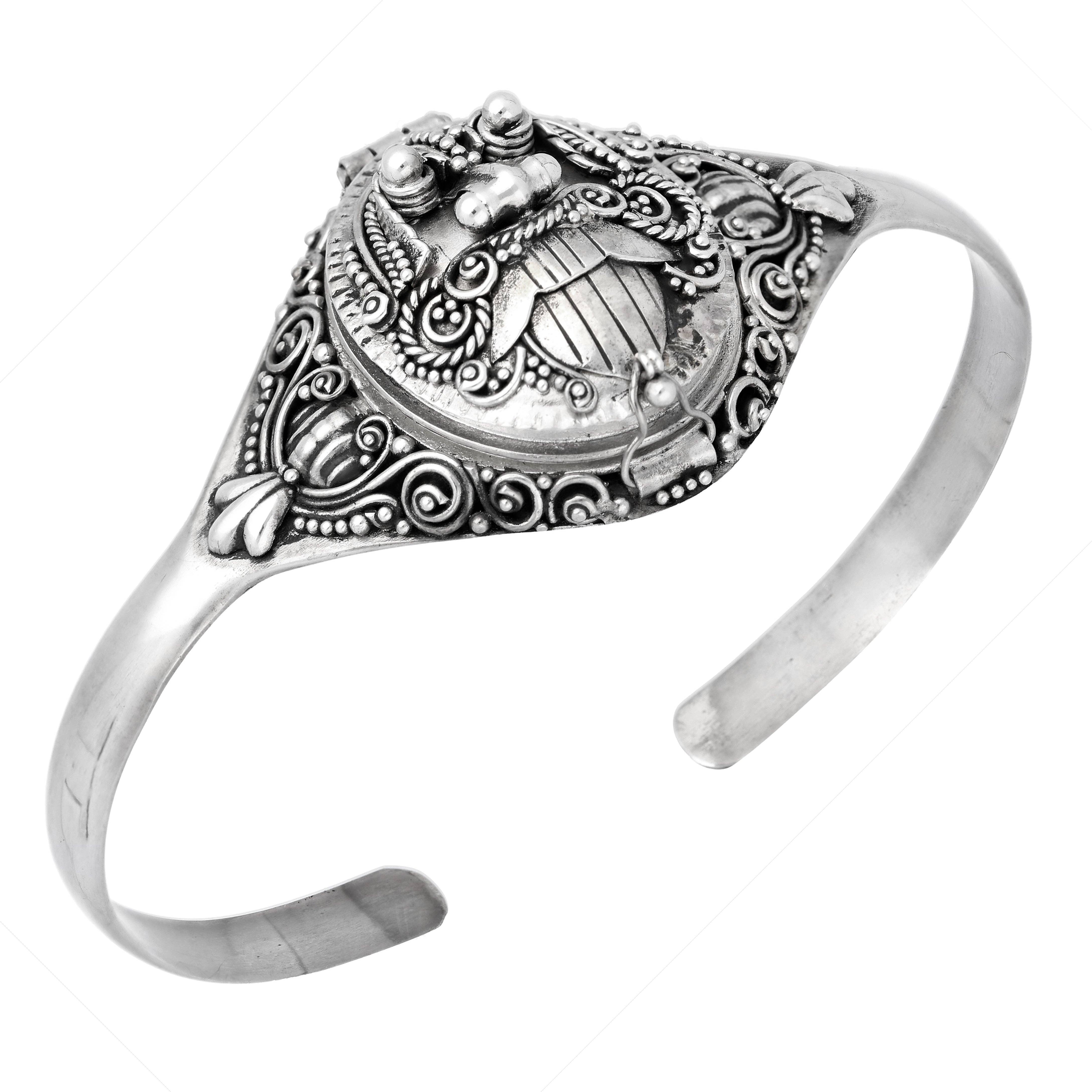 Egyptian Scarab Locket Bracelet