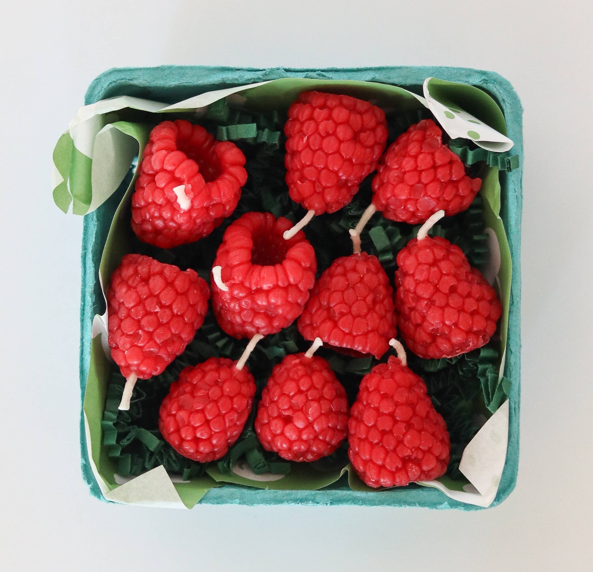 Raspberry Candles (Set of 10)