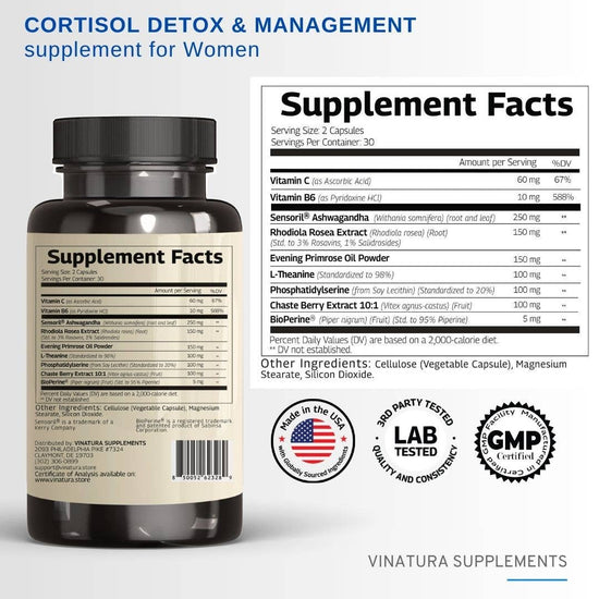 Cortisol Balance Pro - Women's Health (60 capsules)