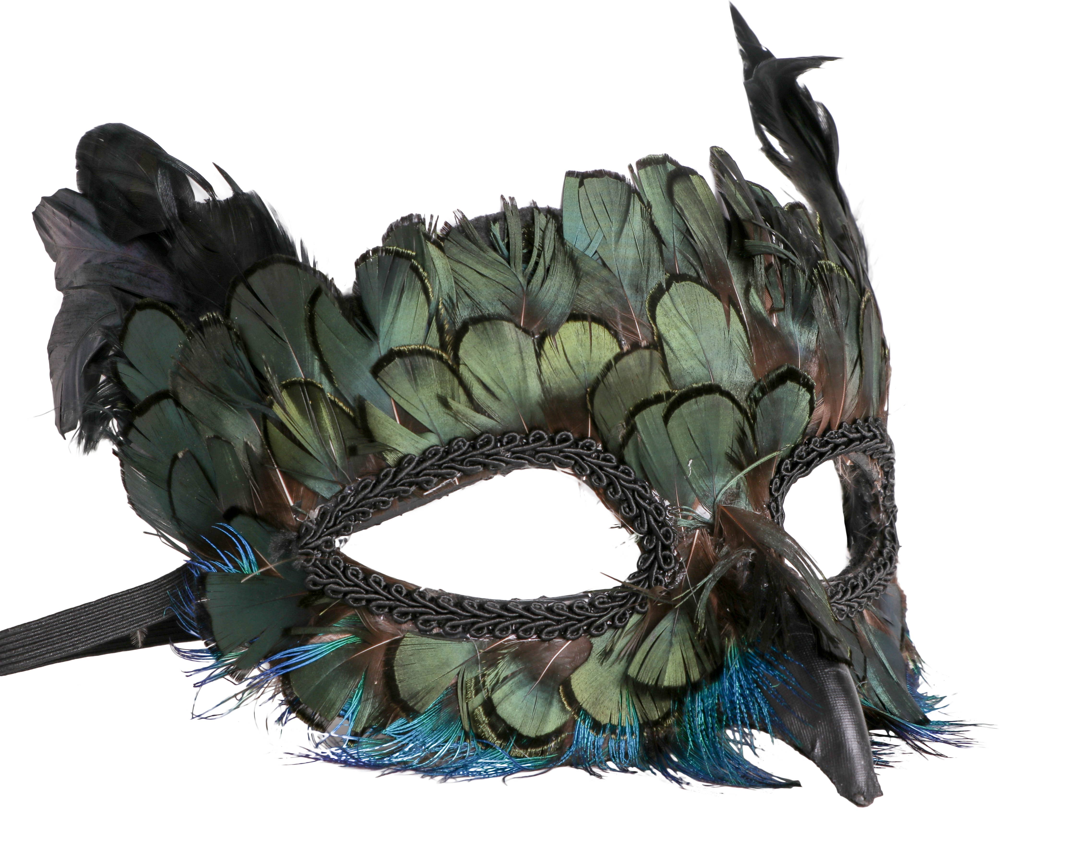 Peacock Feather Mask