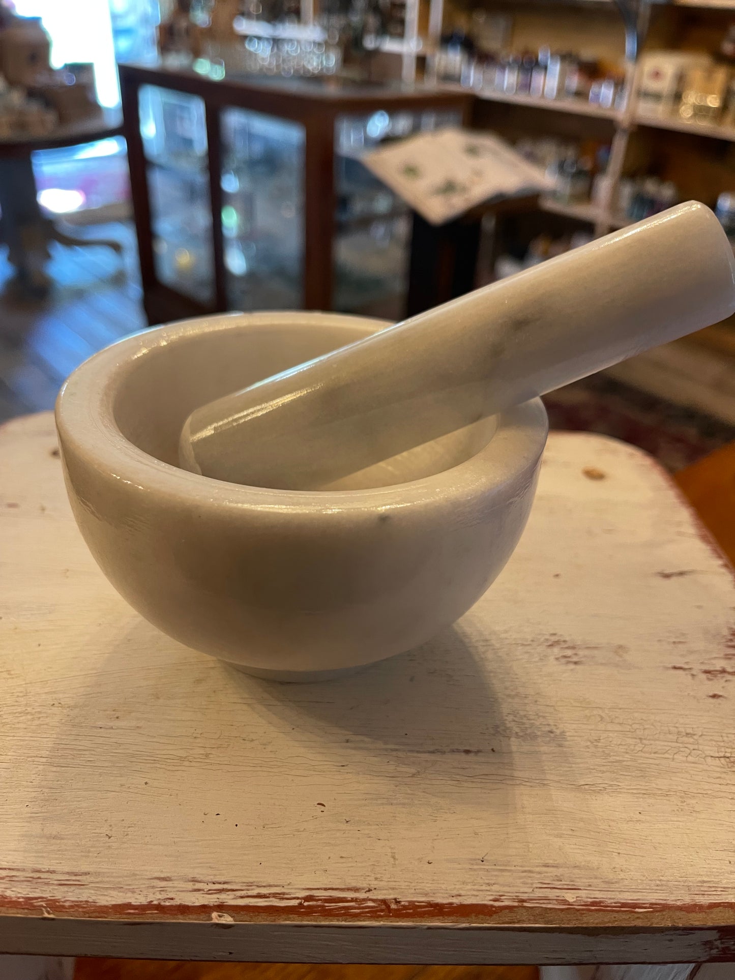 Marble Mortar & Pestle