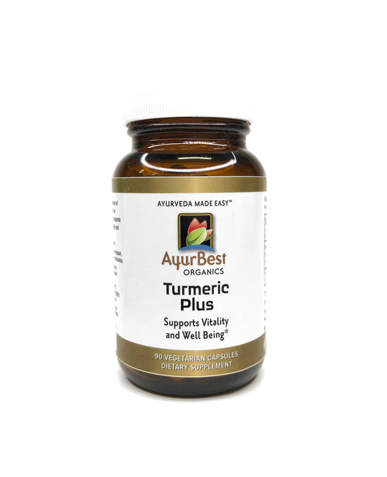 Turmeric Plus - Turmeric Root Capsules - Ayurveda Made Easy (90 capsules)