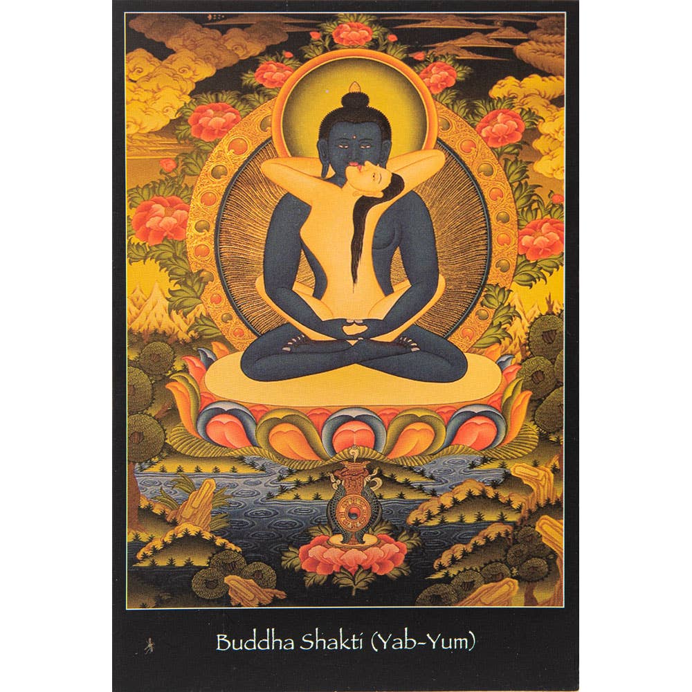 Buddha Shakti (Yab-Yum) Alter Card