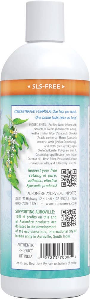 Ayurvedic Shampoo with Neem