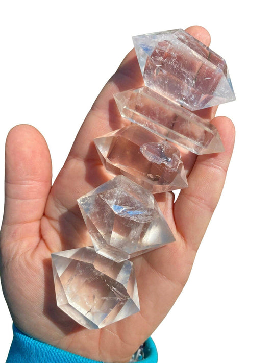 Double Terminated Clear Quartz Crystal Point