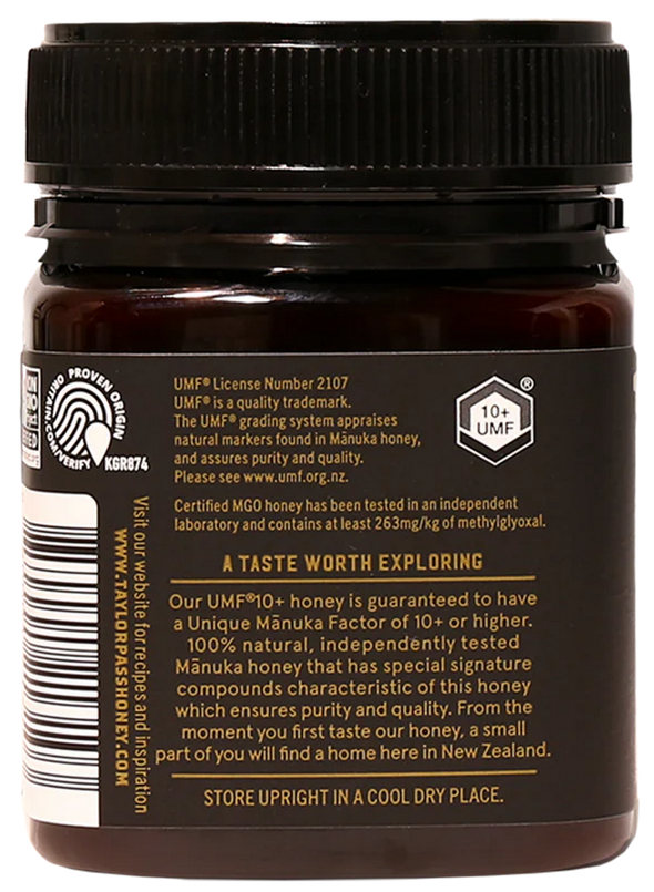 Manuka Honey - UMF 10+ MGO263 (8.83oz)