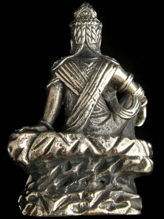 Quan Yin Seated Brass Deity