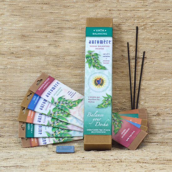 Ayurvedic Incense - Vata Dosha Balancing Incense - 5 Pack