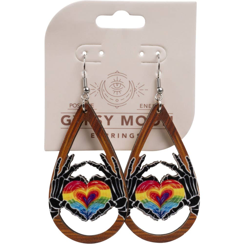 I Heart Me - Wooden Earrings