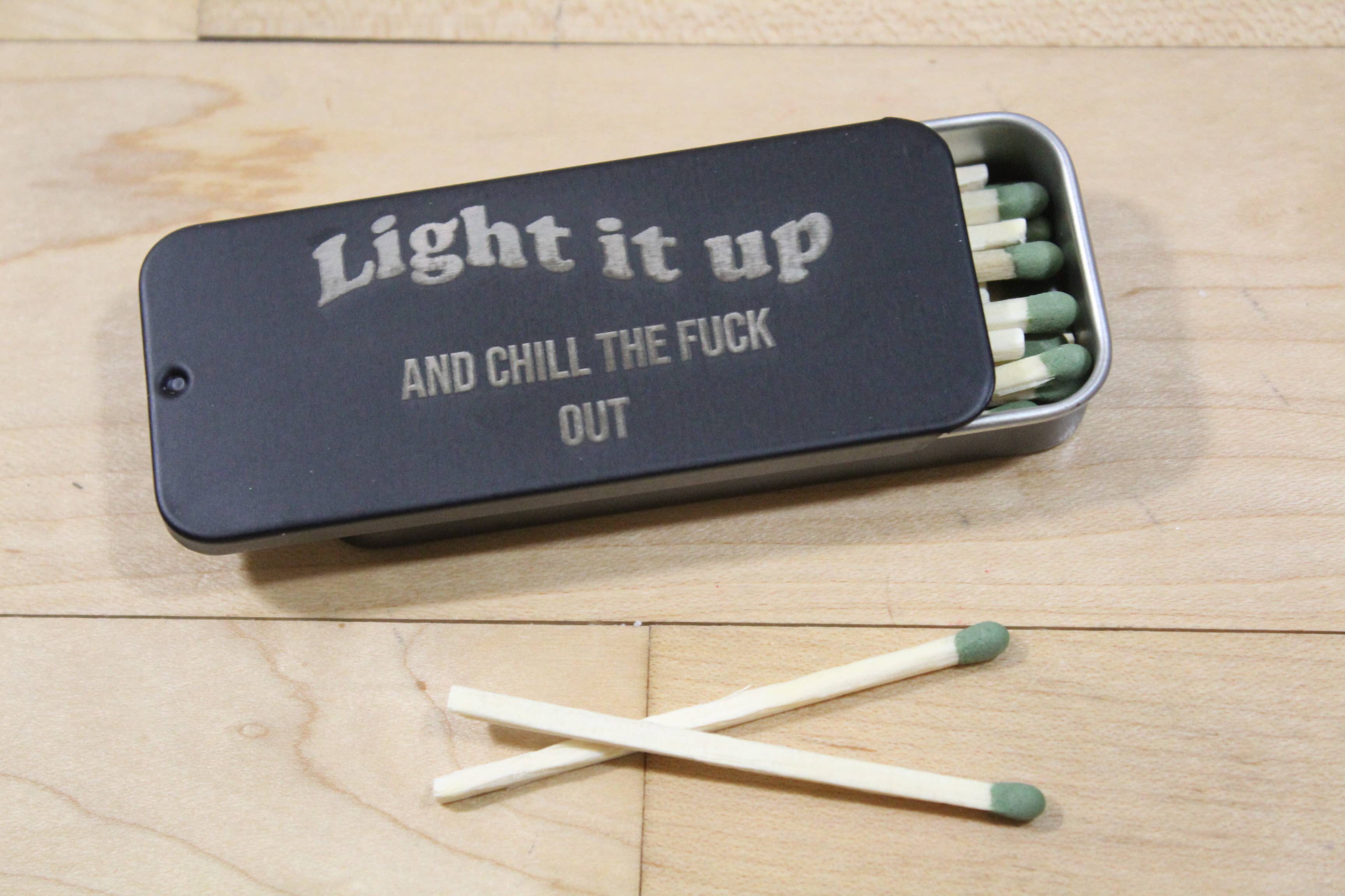 Metal Match Tin - Refillable