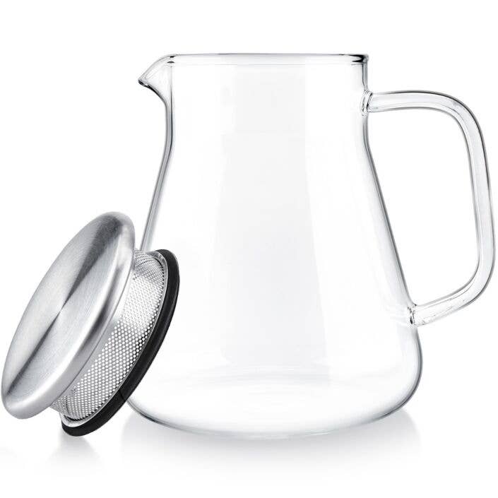 Glass Tea Infuser 2-1! (Heats water on stovetop & steeps tea!) (1-2 Cups)
