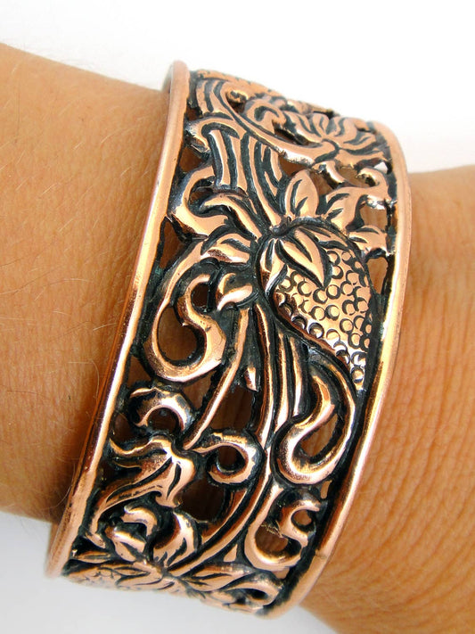 Pure Copper Cuff Bracelet