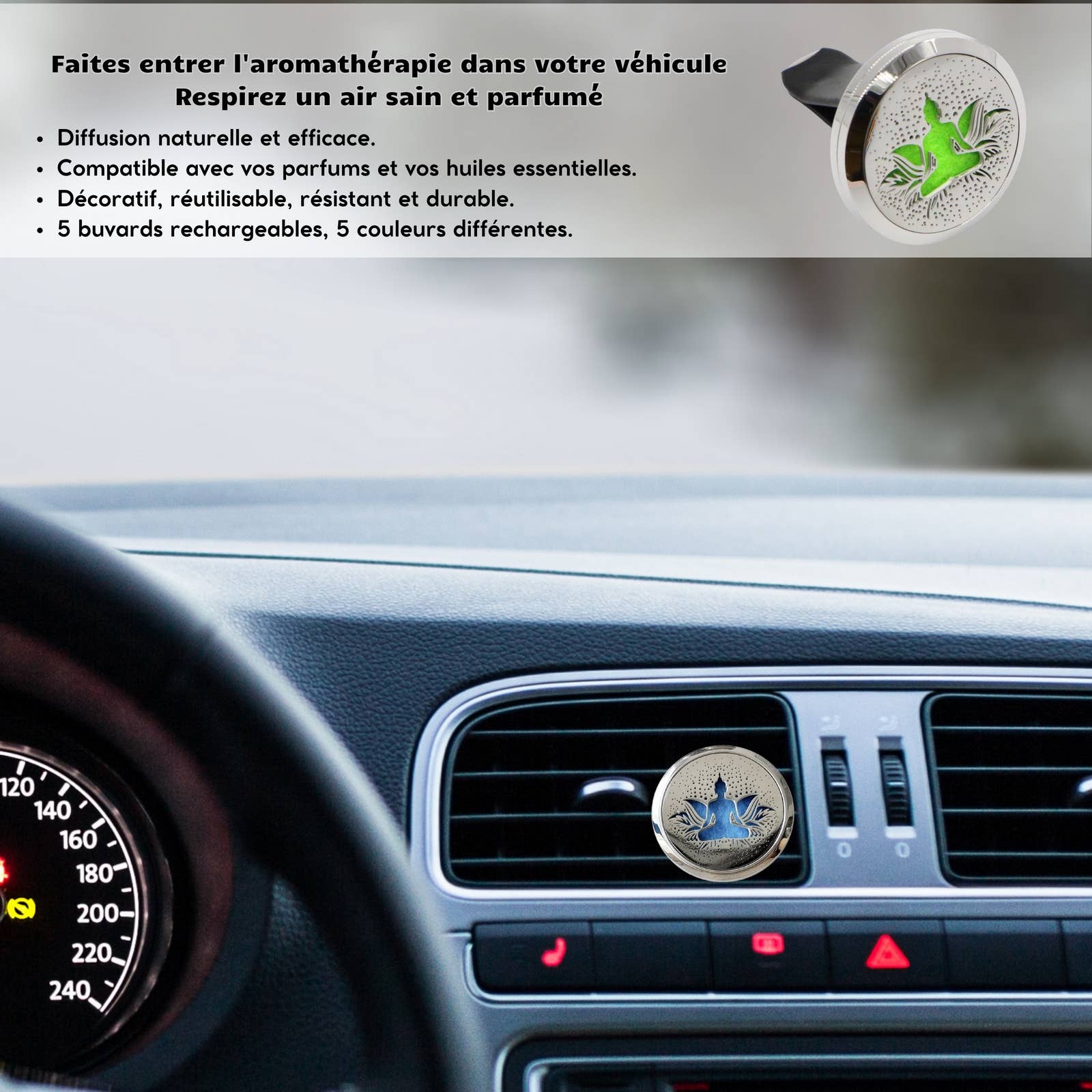 Essential Oil Car Diffuser - Bodhi