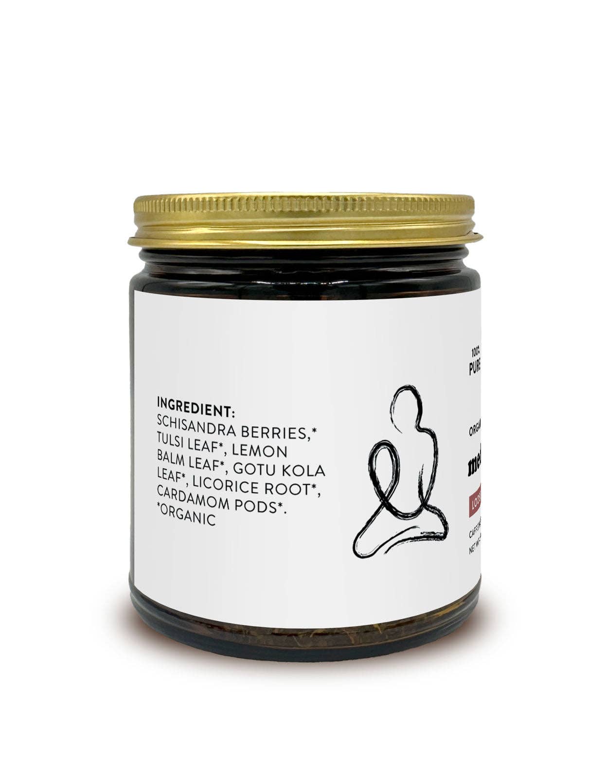 Mediteation Loose Leaf Herbal Tea, Certified Organic - 2oz