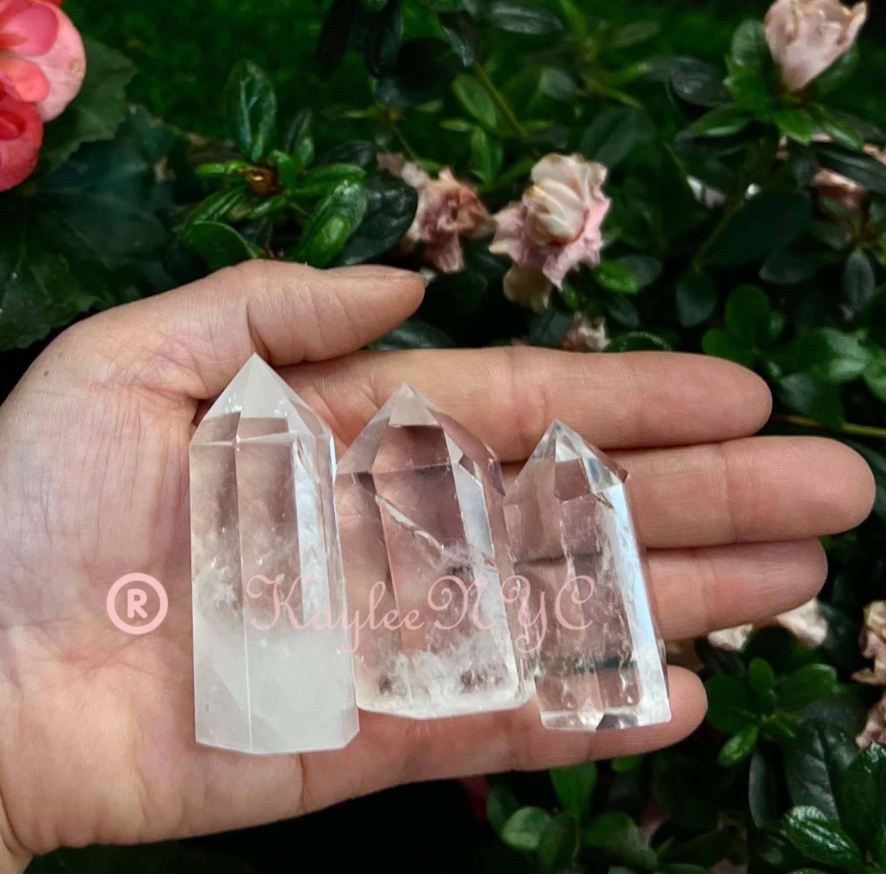 Clear Quartz Crystal Obelisk Tower
