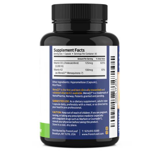 Vitamin K2+D3 (60 capsules)