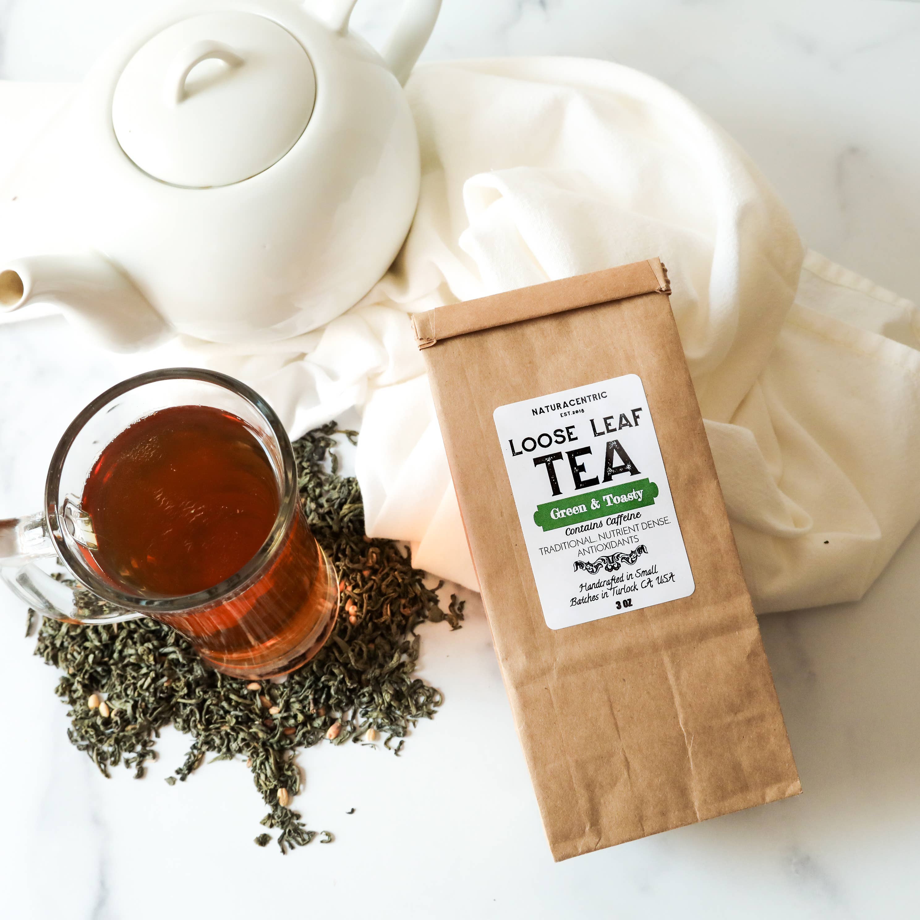 Green & Toasted Loose Leaf Tea