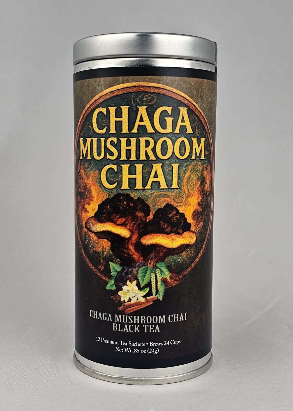 Chaga Mushroom Chai (12 Tea Sachets)