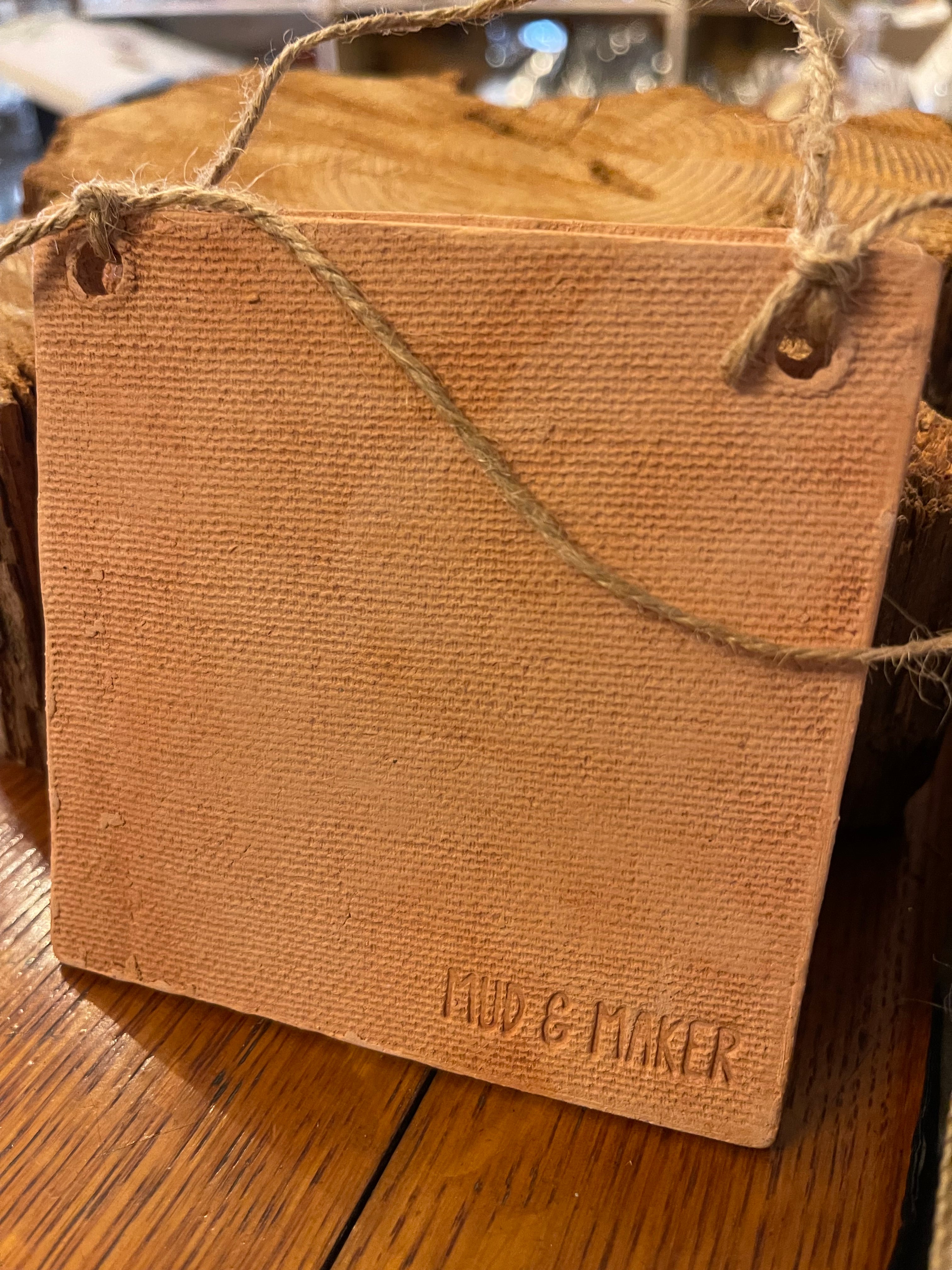 "Don't stumble over something behind you" Wall Hanging Tile