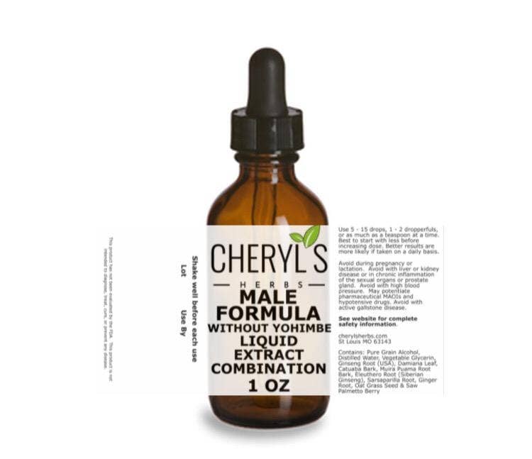 Male Formula Without Yohimbe Liquid Extract Combination