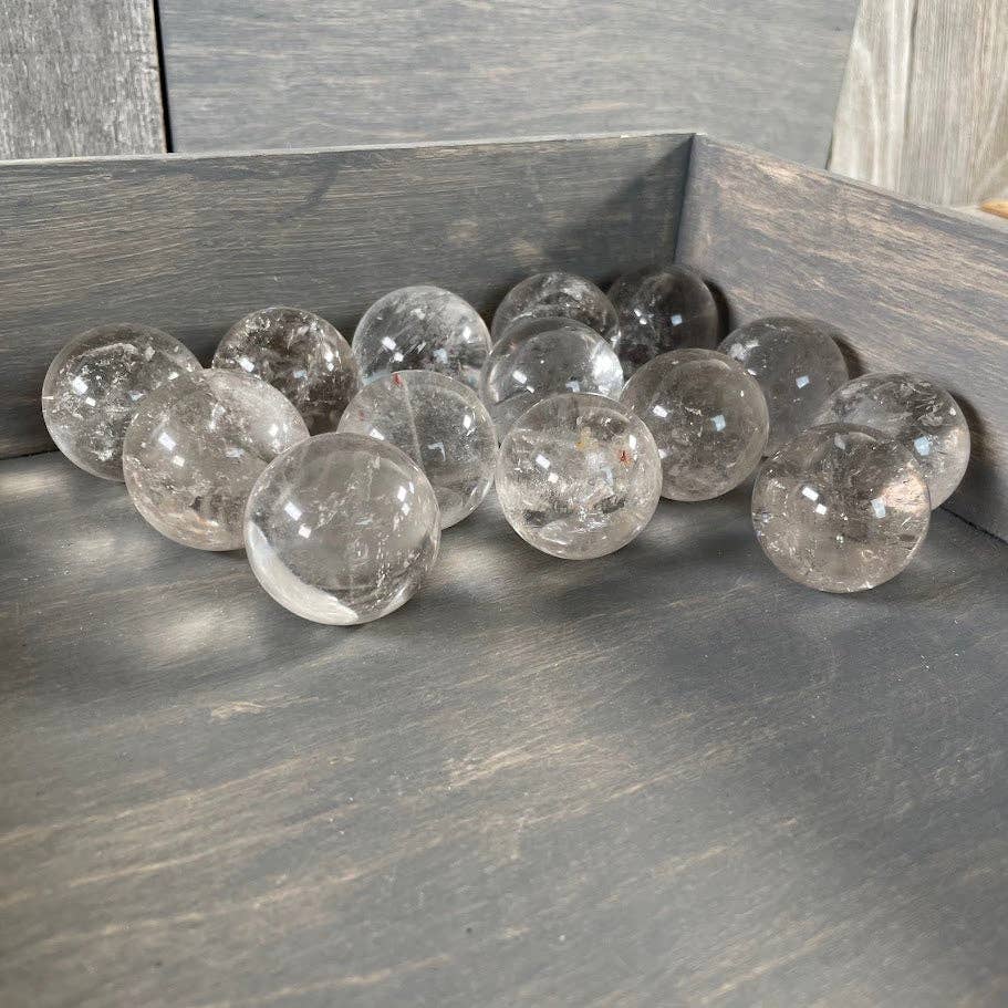 Clear Quartz Crystal Sphere