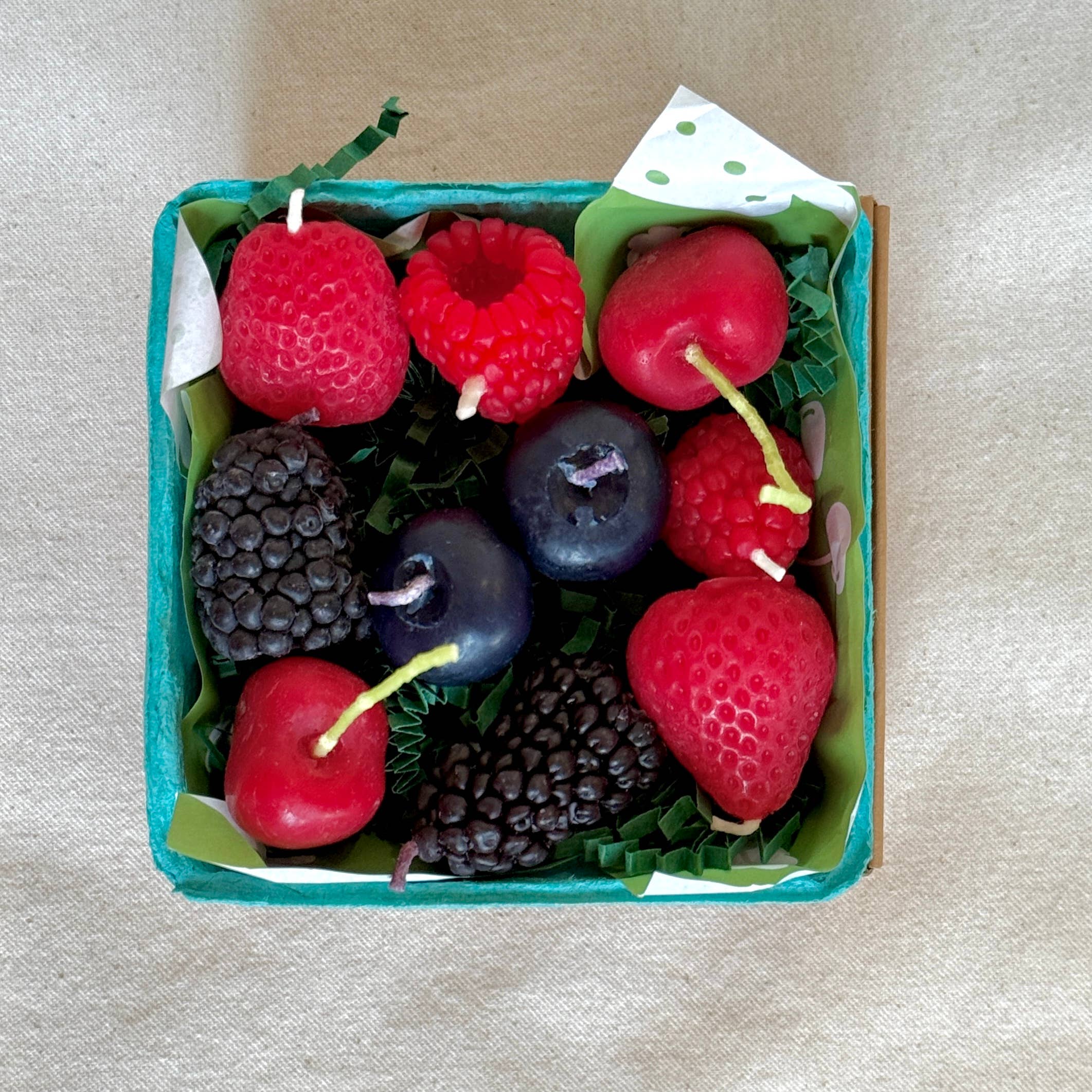 Mixed Berry Beeswax Candles